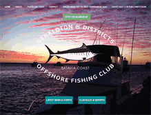 Tablet Screenshot of geraldtonfishing.westnet.com.au