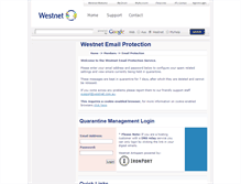 Tablet Screenshot of antispam.westnet.com.au